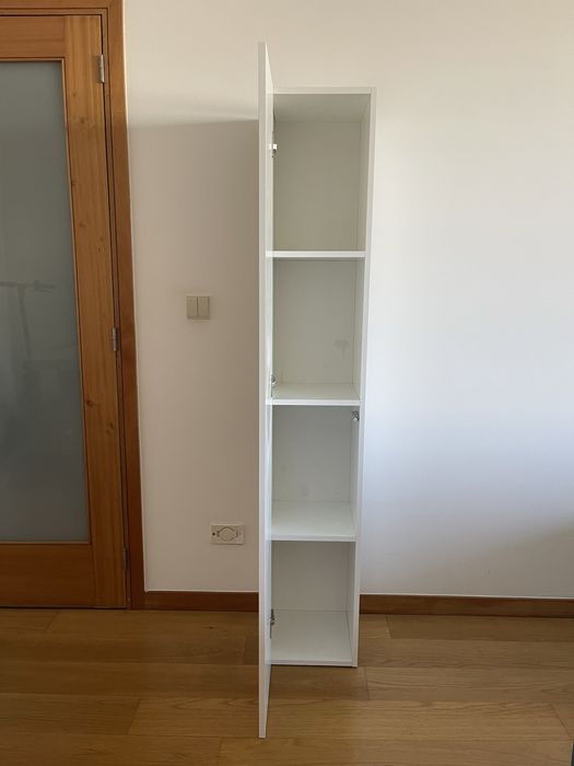 Movel lacado branco brilhante com porta (novo) - Reservado