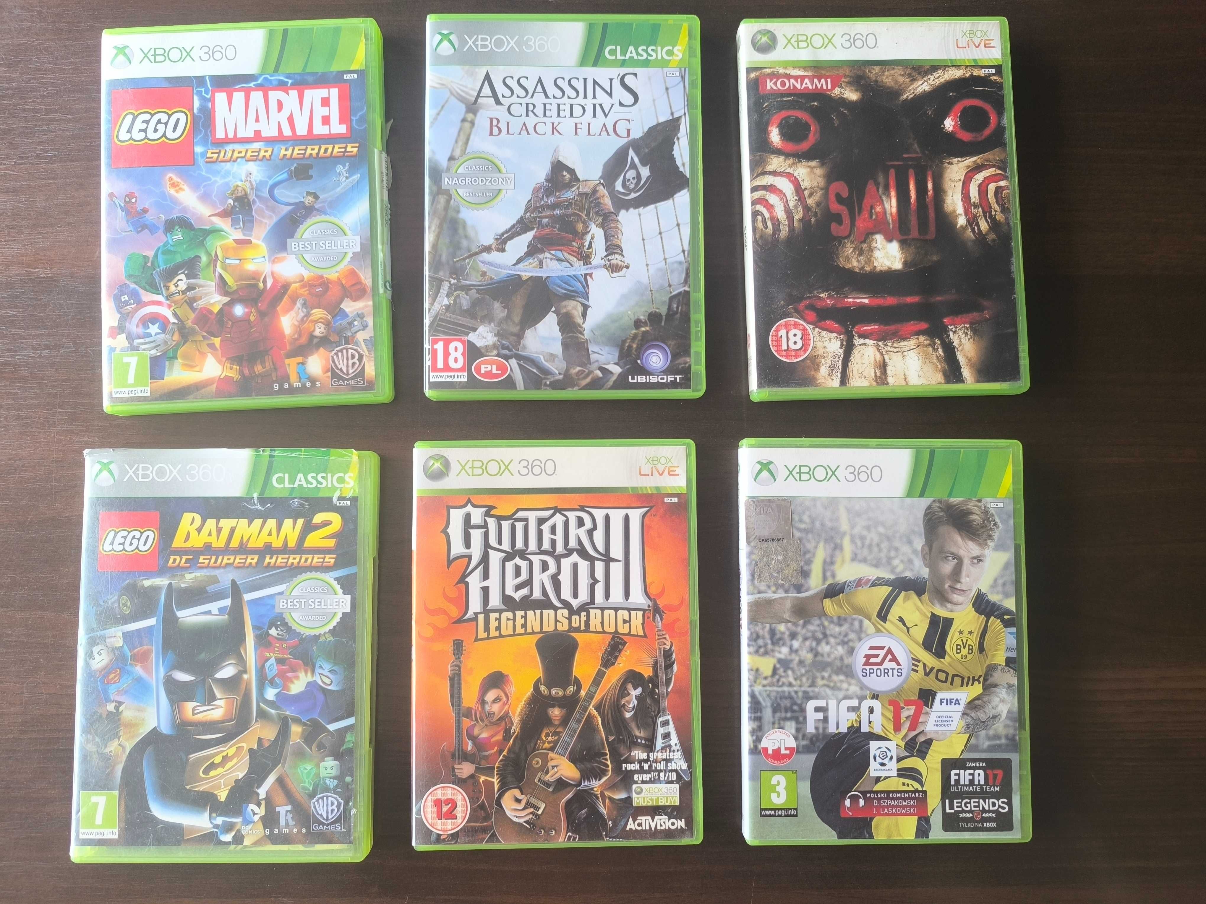Xbox 360 + gry + mikrofon