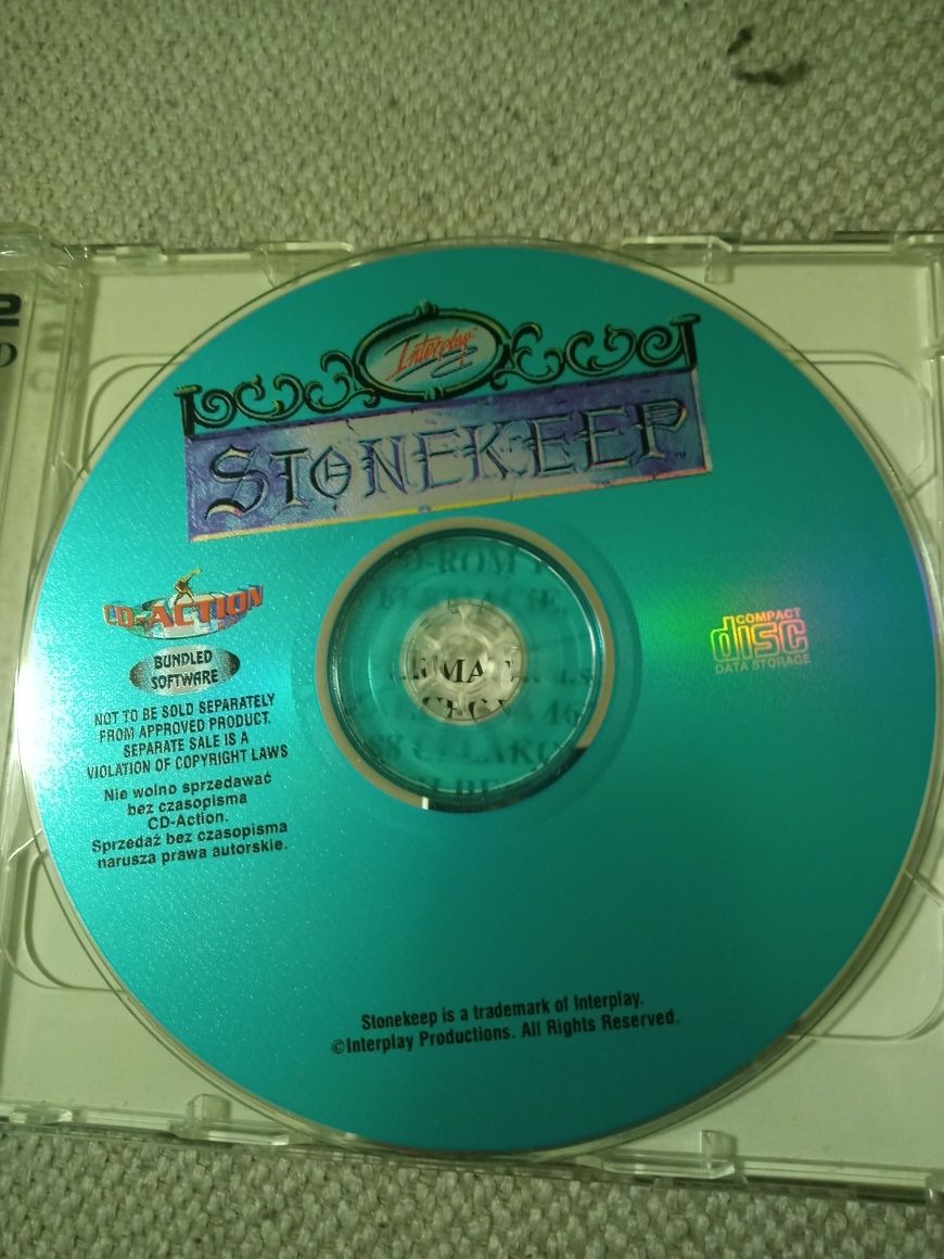 Stonekeep gra RPG CD-Action bez DRM idealne na retro pc + CD z demami