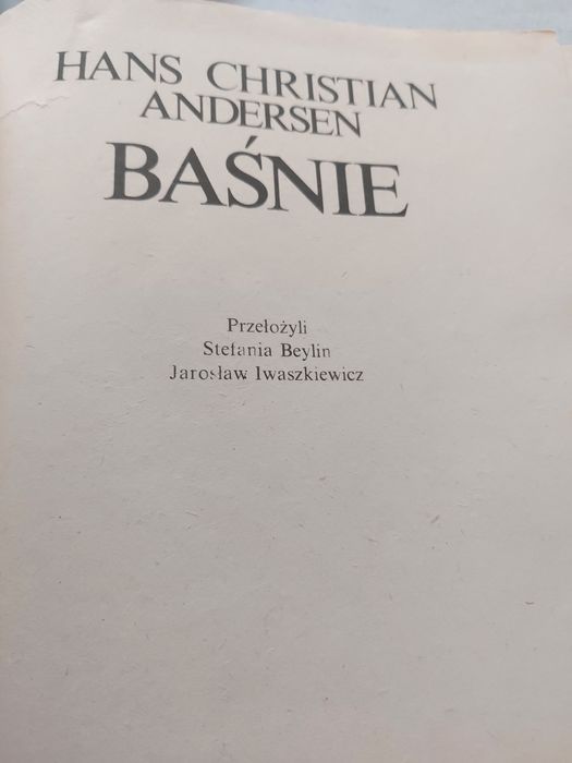 Baśnie  Hans Christian Andersen.