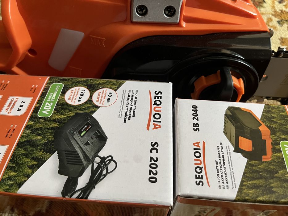 Пилка ланцюгова аккумуляторная Sequoia