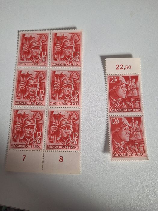 Znaczki pocztowe, rzadkie, żołnierzy