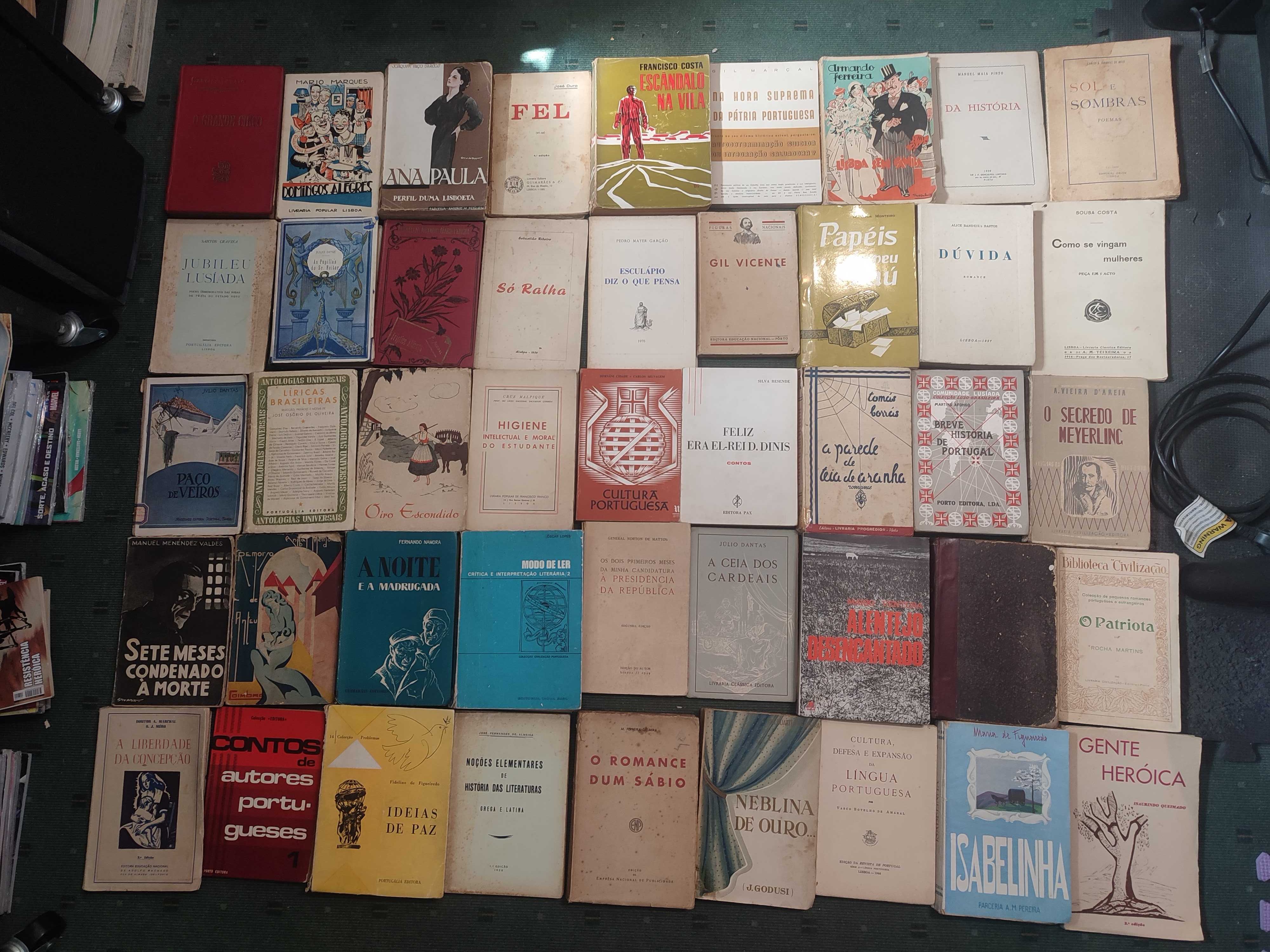 Lote Livros Autores Portugueses - Edições Antigas - Cada 2 €