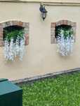 Wisteria glicynia sztuczna girlanda kwiatowa dekoracja 12 sztuk