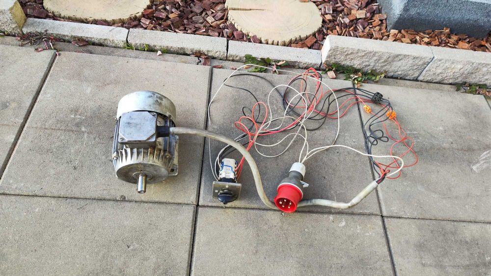 Silnik 0,78 kW dwubiegowy 1400/2800 obrotów tokarka Tsa 16