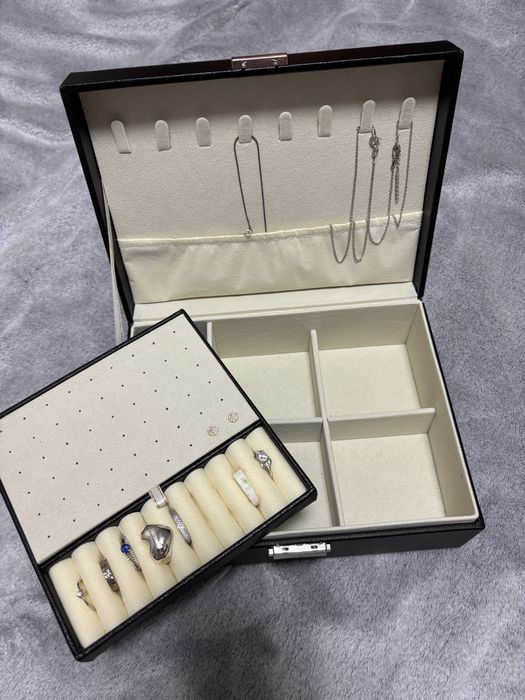 Великий органайзер для прикрас + сережки у подарунок