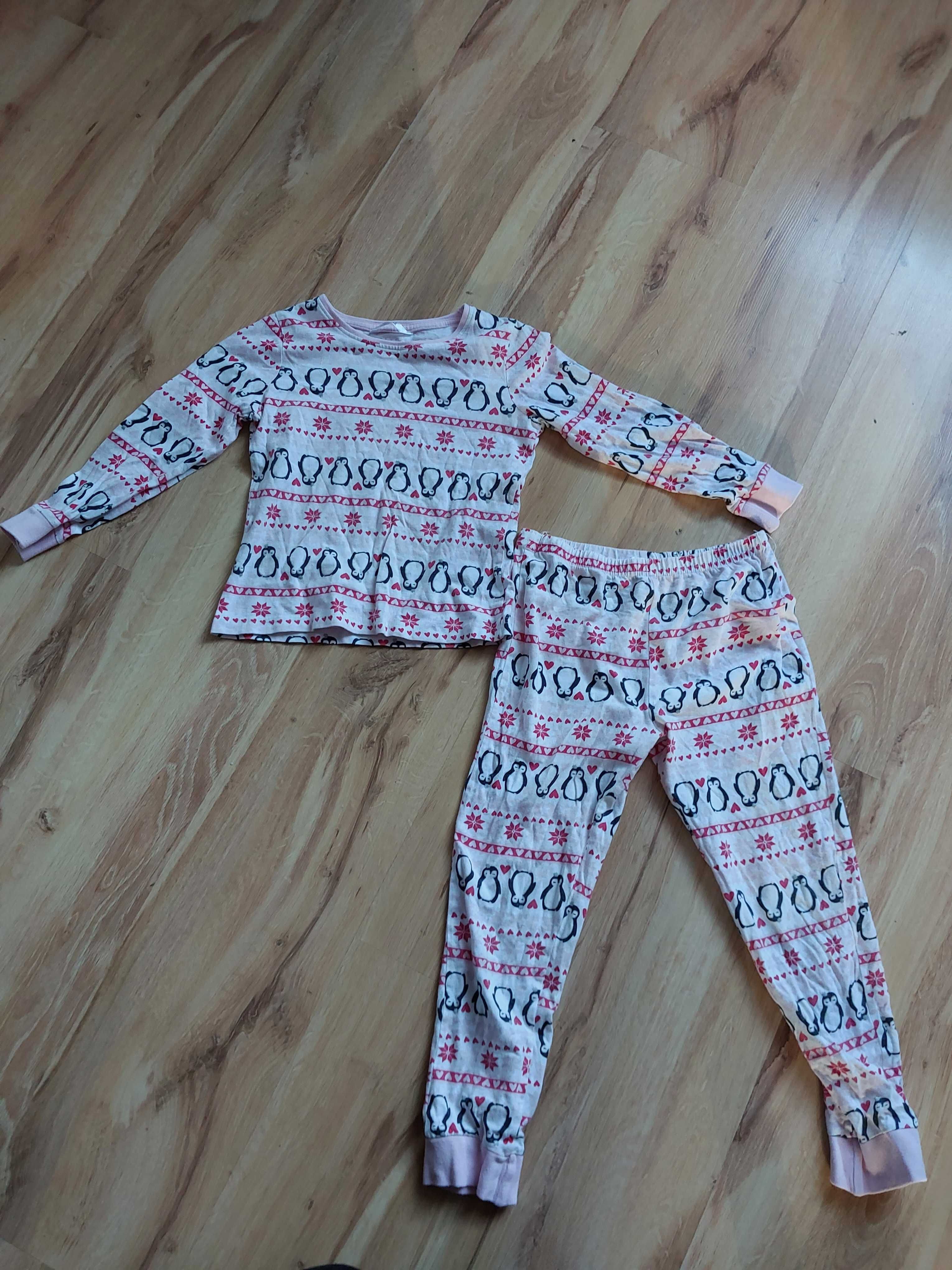Piżama bawełniana dziewczęca 110 116