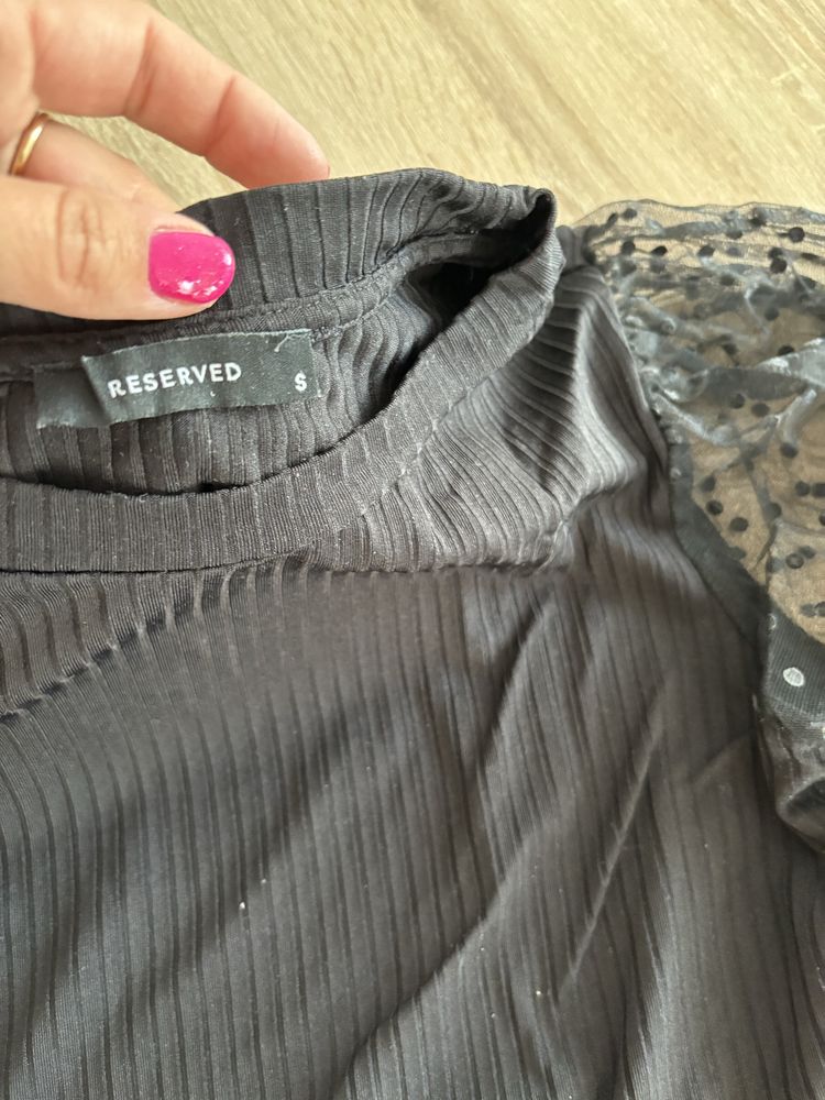 Bluzka czarna Reserved rozmiar S