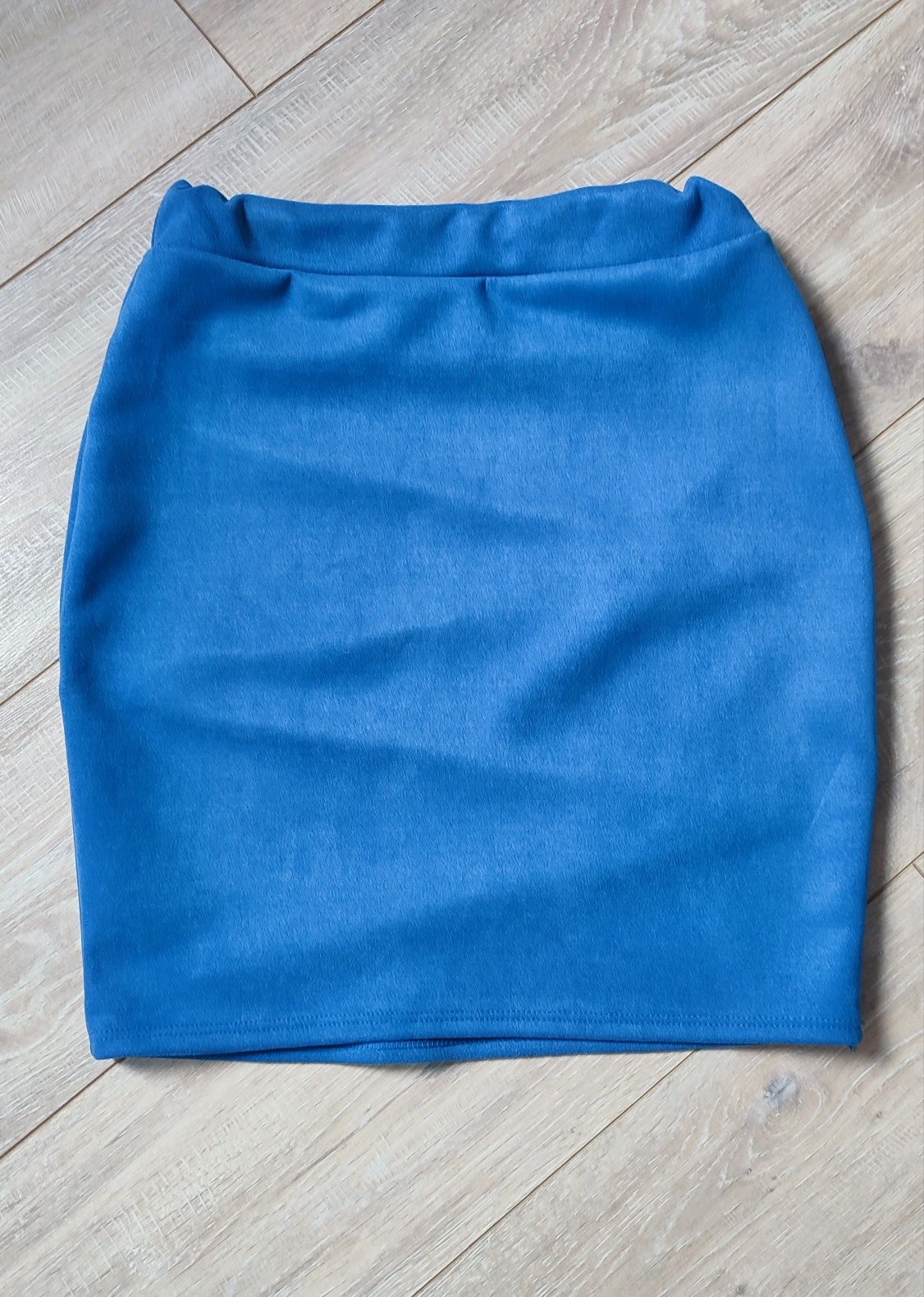 Niebieska spódniczka mini