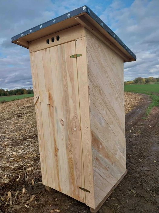 Toaleta drewniana przenośna WC kompostująca separacyjna wychodek