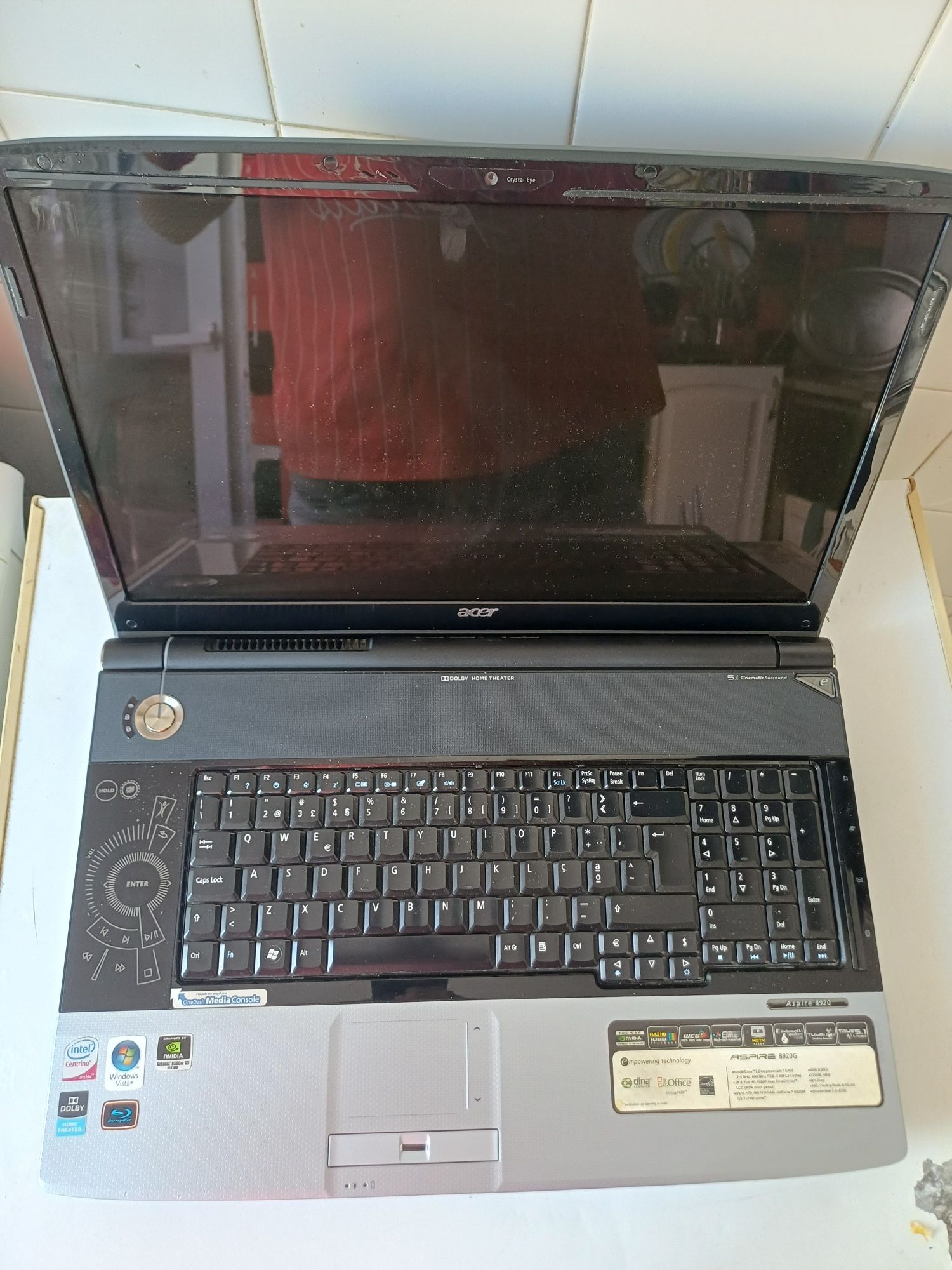 Portatil acer aspire 8920