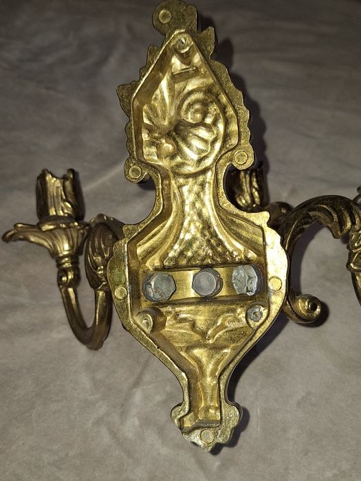 Підсвічник канделябр бронзовий настінний