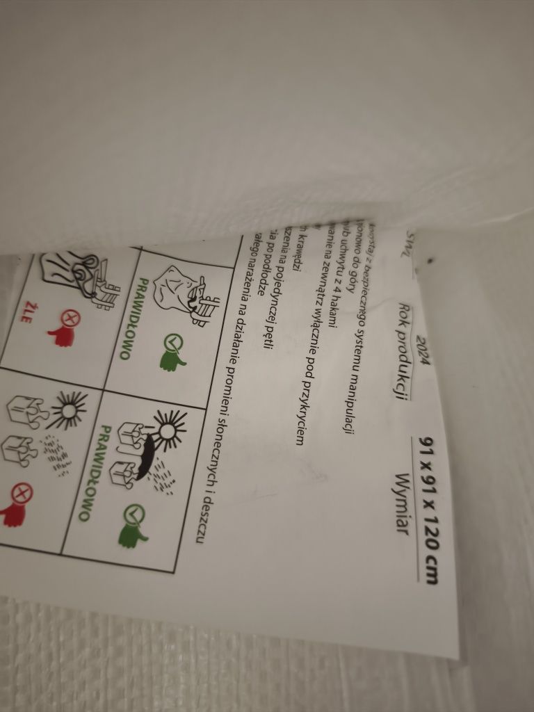 Dwa worki big bag Castorama