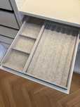 Szuflada na biżuterię Ikea Komplement wysuwana półka + wkład 50x58 cm