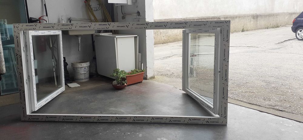 Vendo janela de pvc nova marca cortizo com vidro termico