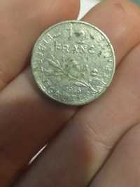 1/2 franc 1965 року рідкісна монета
