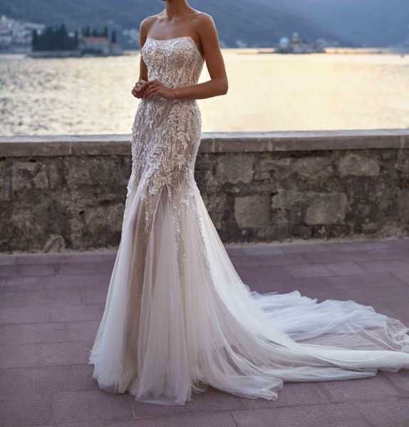 Sukienka slubna Madonna Milla Nova Filippa syrenka gorset godety 160cm