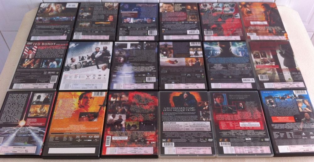 dvd/s filmes de acção originais com selo igae