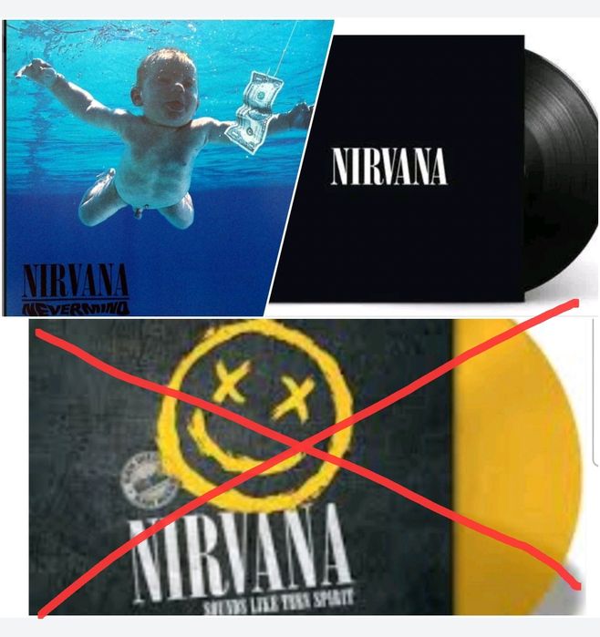 Вінілові платівки  -  Nirvana