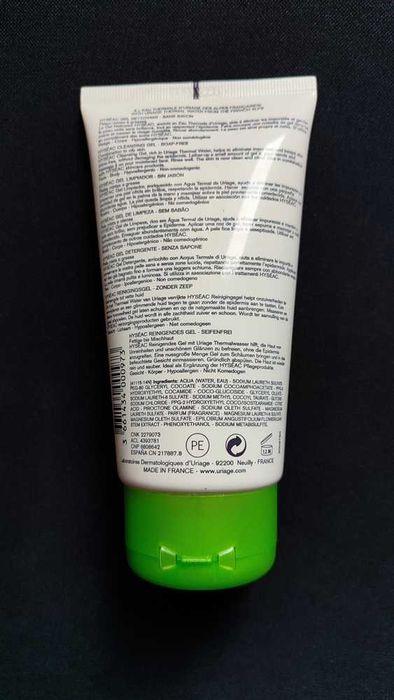 Uriage Eau Thermale Hyséac Creme de Limpeza 150 Ml (Novo)