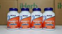 Омега 3 (рыбий жир) Now Foods, 1000 мг, 100, 200 и 500 капсул