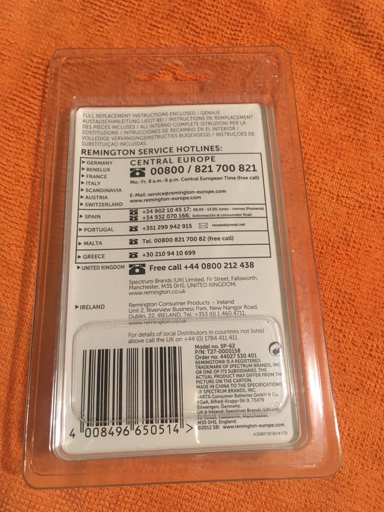 Remington Dualfoil-X Sp-62