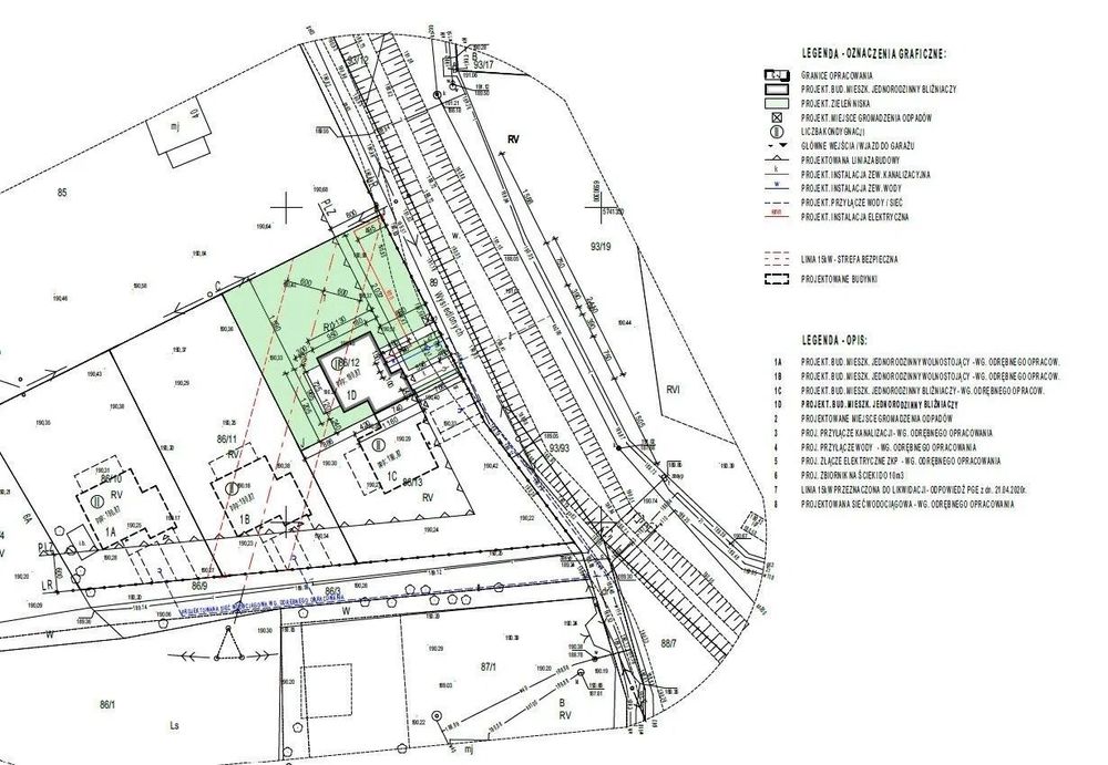 Duza działka w Rabien AB