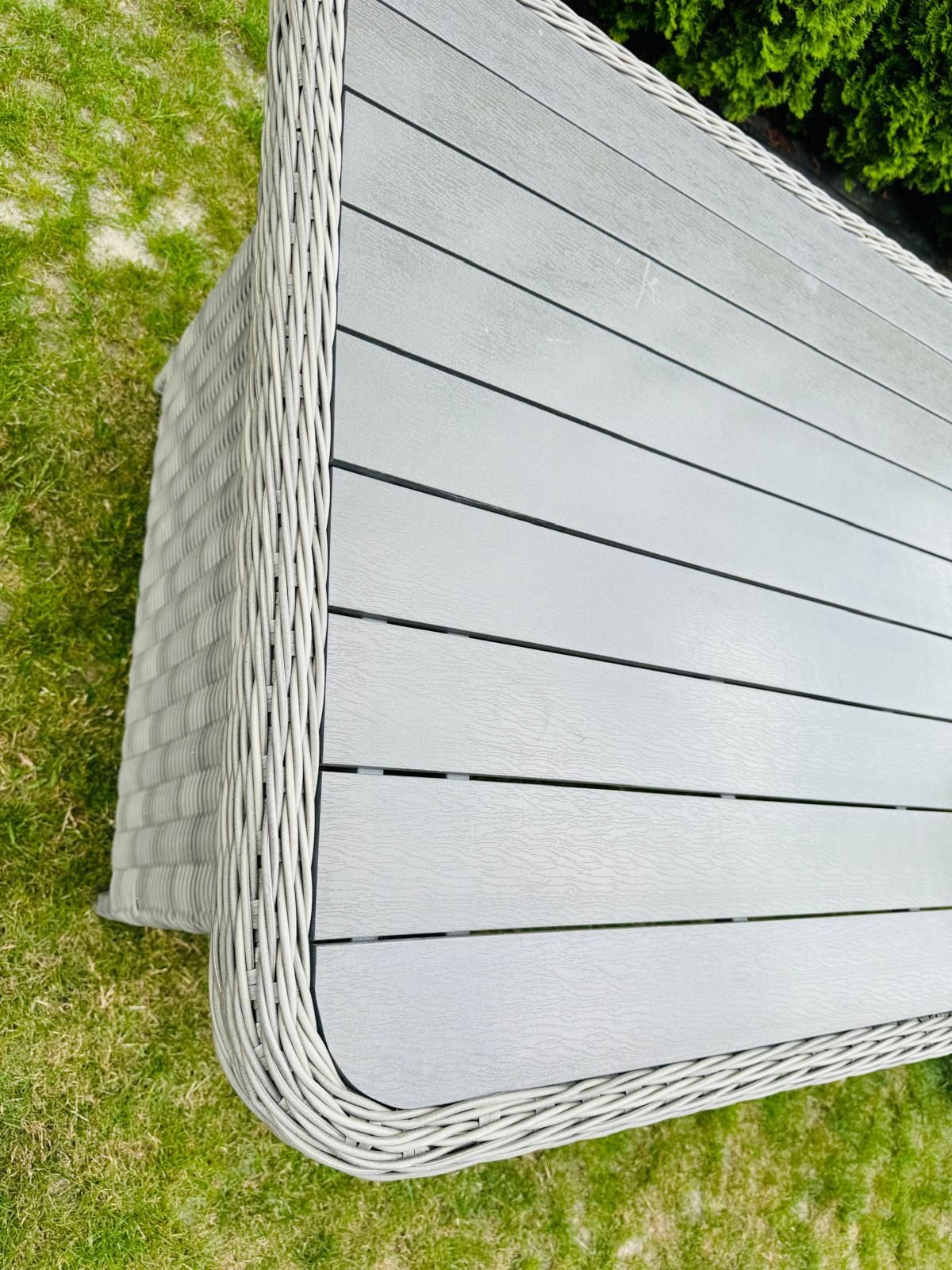 Duży Stół ogrodowy technorattan 225x100