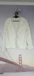 Nowy koronkowy elegancki sweterek sweter  falbanki kilibbi r.s/m 36/38