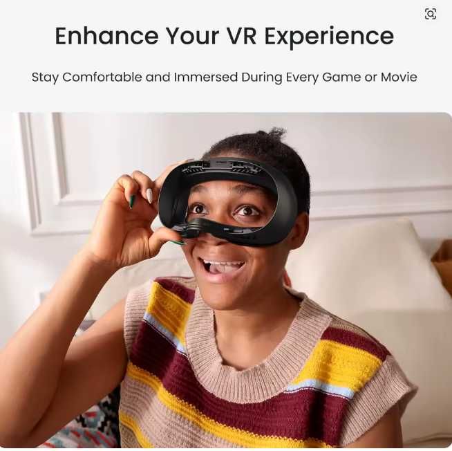 Маска накладка на обличчя KIWI design V4 для VR  Meta Quest 3s