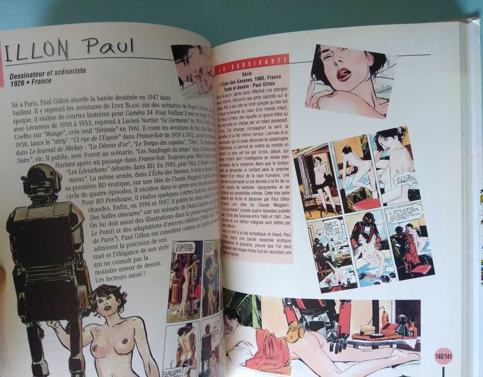 Encyclopédie de la Bande Dessinée Érotique - capa dura, 300 páginas