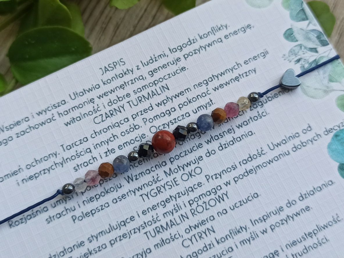 Bransoletka na szczęście, kamienie amulet