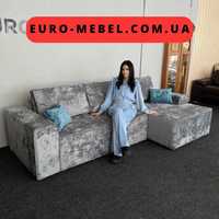 Розкладний кутовий диван єврокнижка