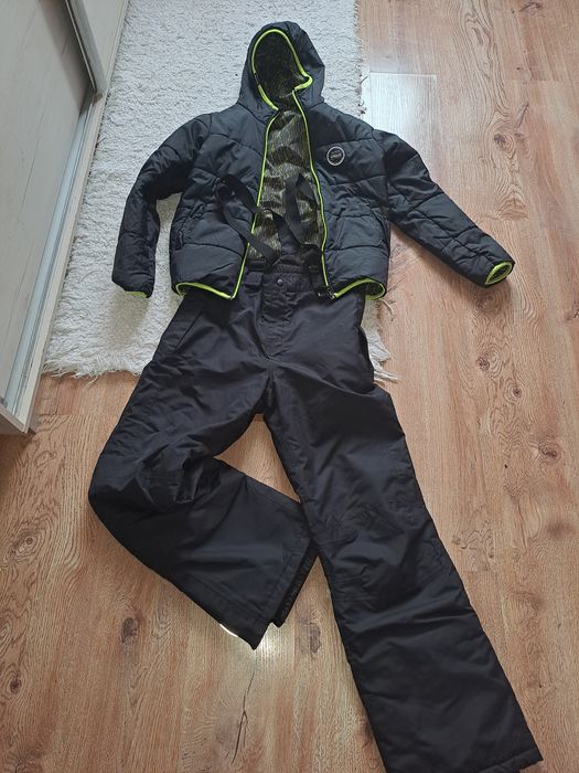 Kurtka obustronna I spodnie narciarskie 164r