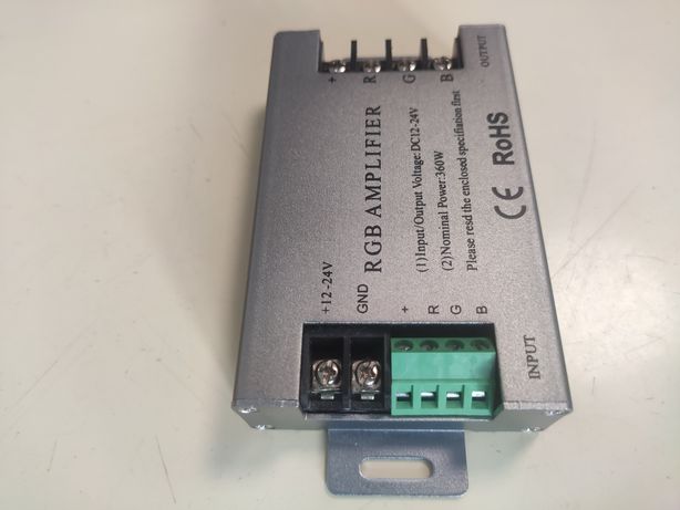 Підсилювач для led стрічки RGB 30 А, 360 Вт