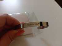 Pulseira mãe, em aço inoxidável