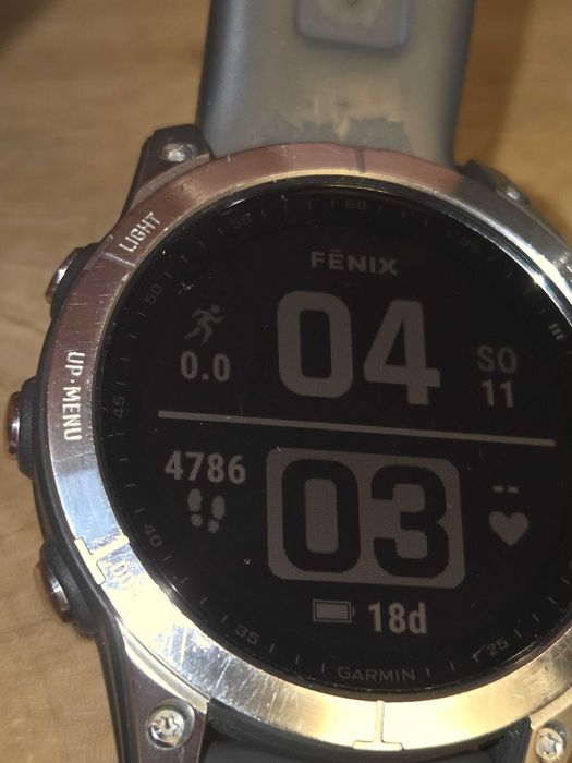 Smartwatch Garmin Fenix 7 Silver Zegarek Sportowy