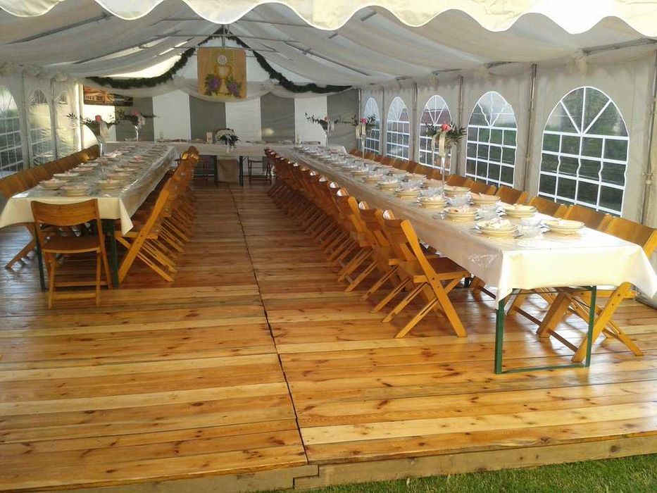 Wynajem wypożyczalnia namiotów plenerowych urodzin komunia imprezowych