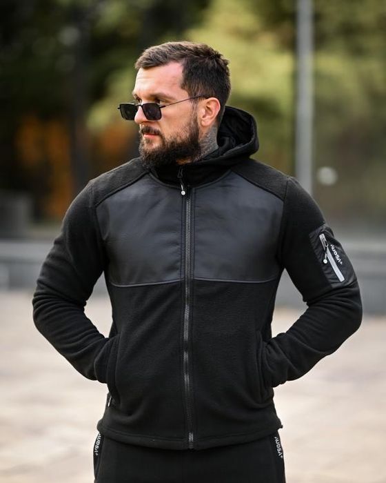 Зимній флісовий спортивний костюм ARCTIKA чорний/спортивний костюм