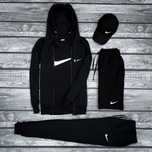 Nike комплект чоловічий 5в1 найк футболка, кофта, штани, шорти, кепка