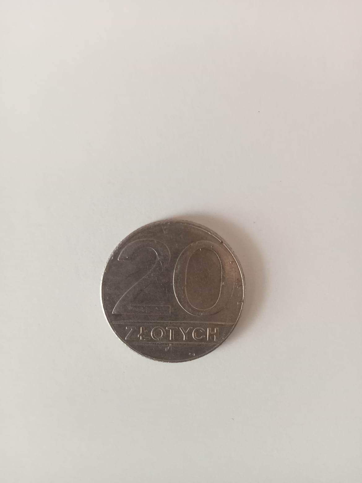 Moneta 20 zł z 1990 roku