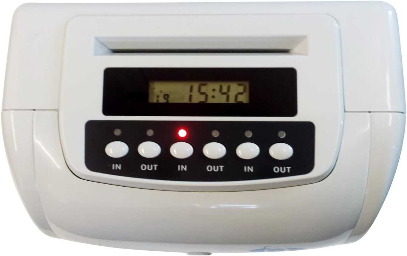 Relogio de ponto Manual com fichas
