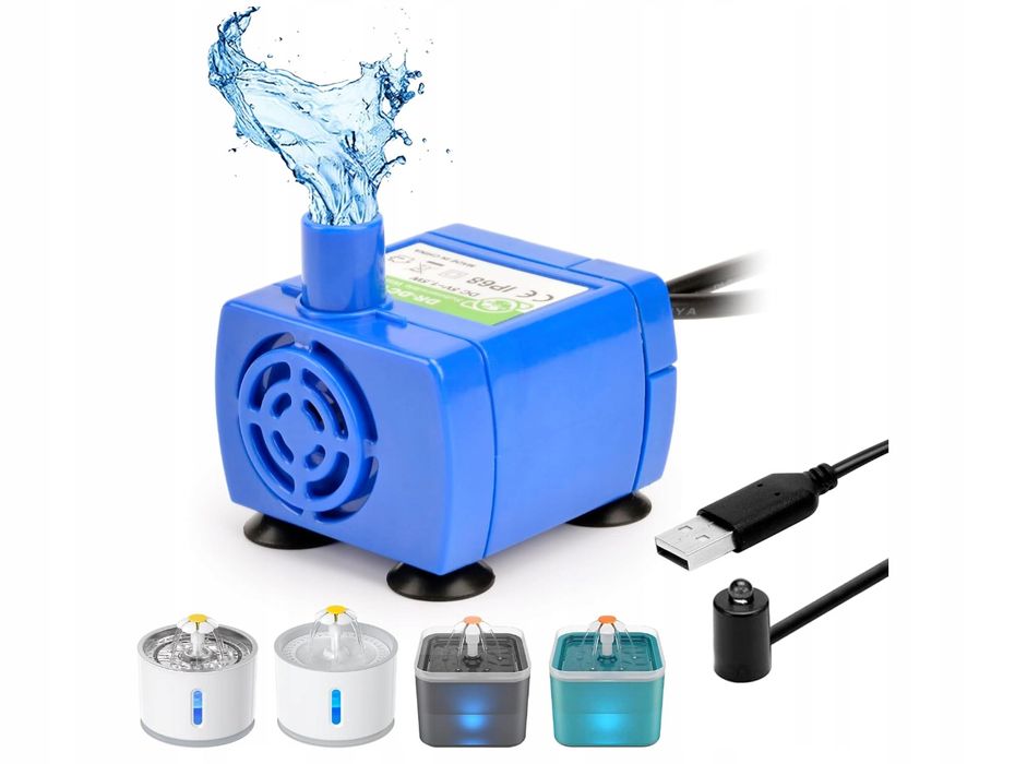 Nicrew Pompa Fontanna Dla Psa I Kota Pompa Wody Powystawowy