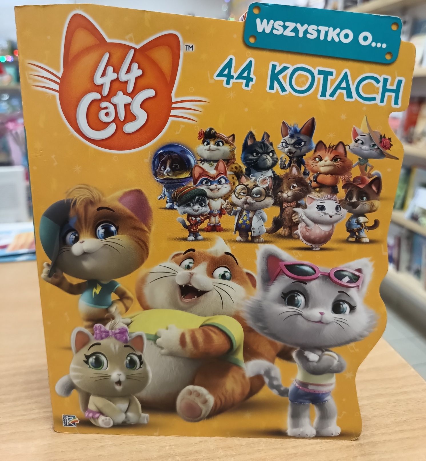 Książka dla dzieci: Wszystko o 44 kotach! 44 cats