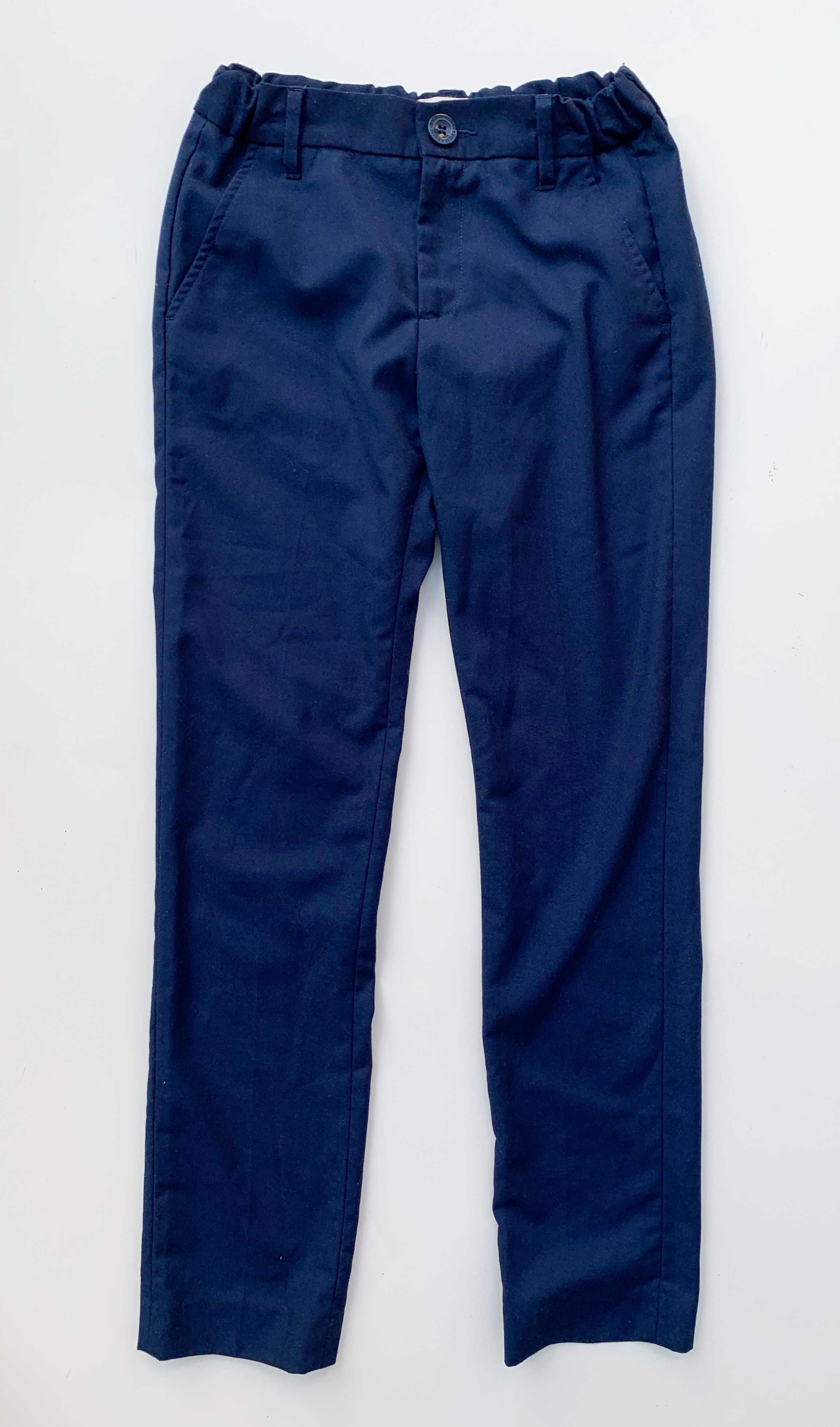 Spodnie Granatowe 152 cm 11 12 lat Lindex Eleganckie Garnitur