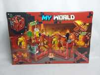 Minecraft klocki my World 740el klocki led nowe nie lego