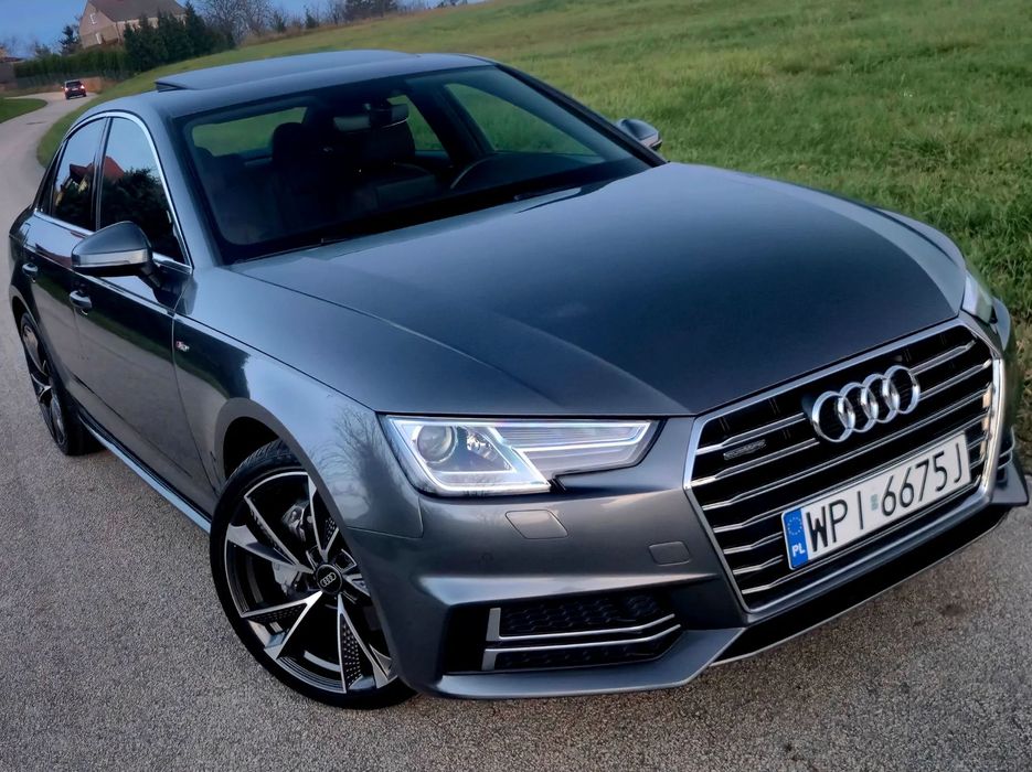 Audi A4 Limousine A4 B9 2.0 252KM_Quattro_80 tyś przebiegu_Serwisowana_Bez wkładu