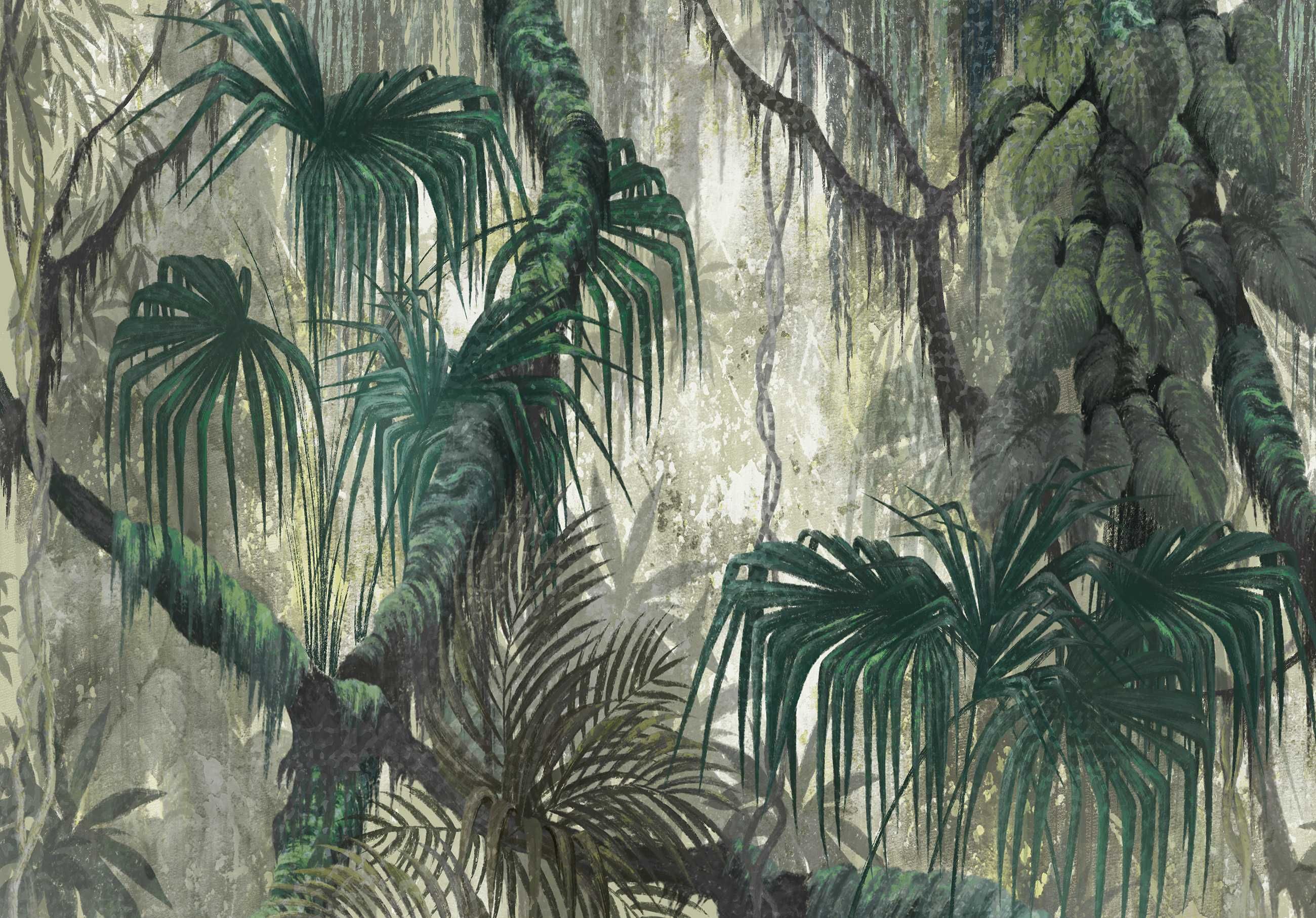 Fototapeta Dżungla Tropiki Las Deszcz Natura 3D Twój Rozmiar + KLEJ