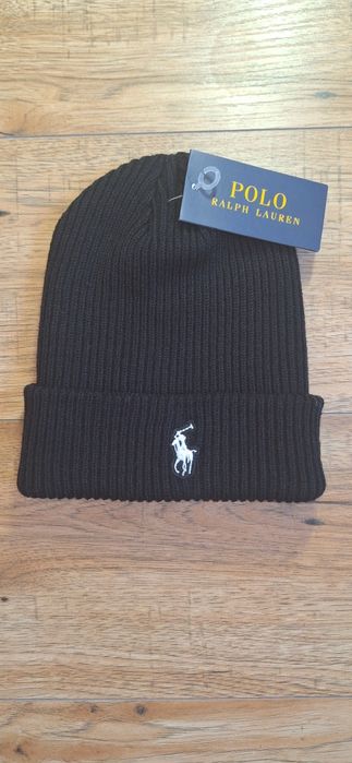 Czarna czapka Polo Ralph Lauren