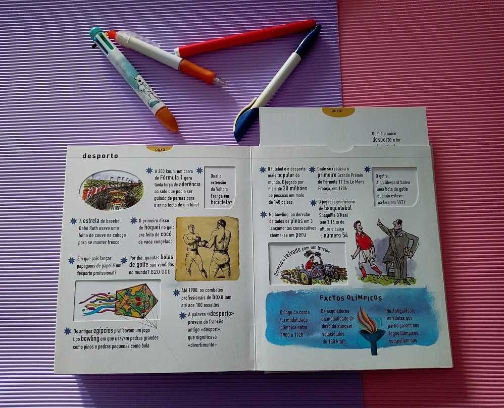 Livro infantil cartonado ”Factos Fenomenais Divertidos” Edicare Lda